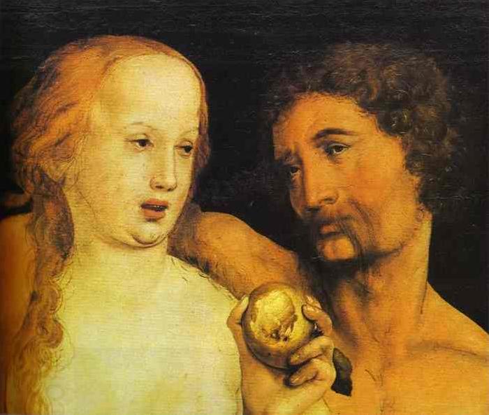 Hans holbein the younger Adam and Eve oil painting picture
